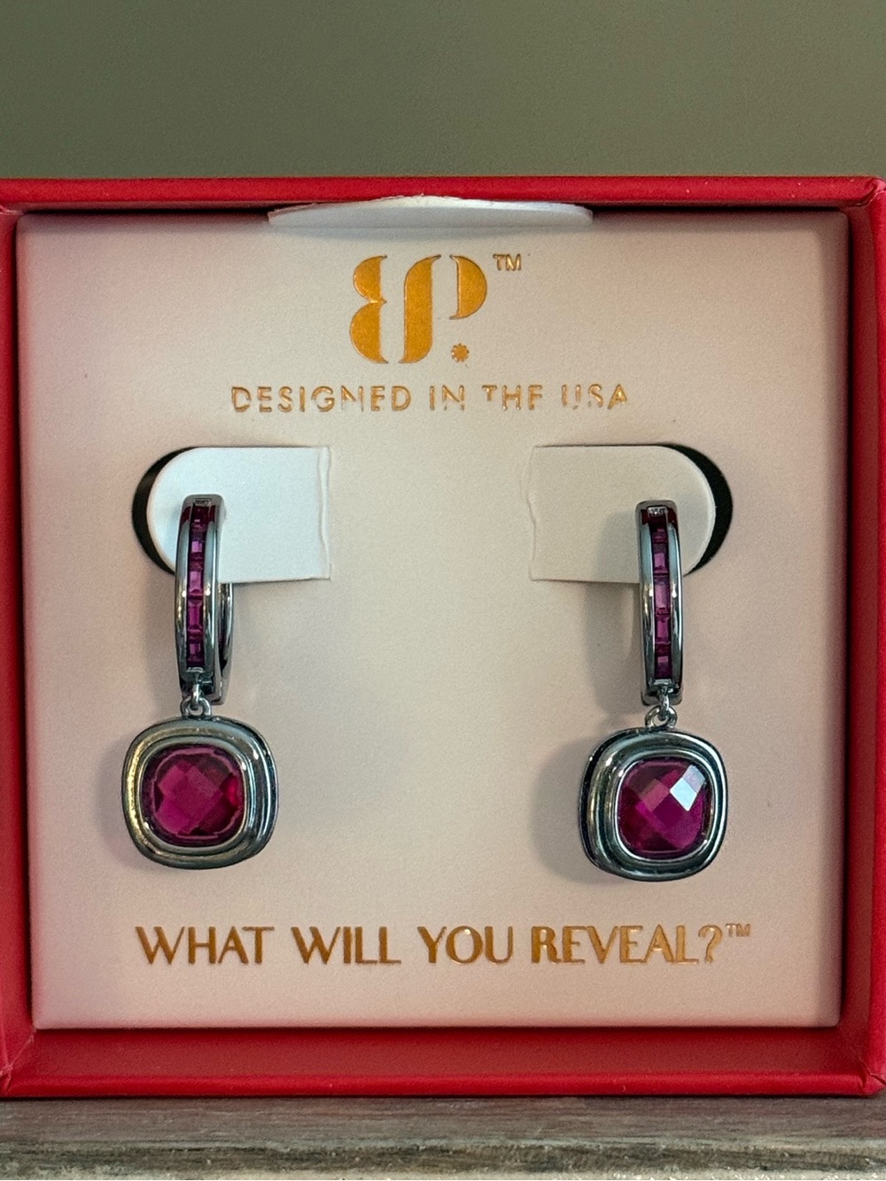 Bomb Party July Birthday Earrings “The Florence Earrings” Brand New!